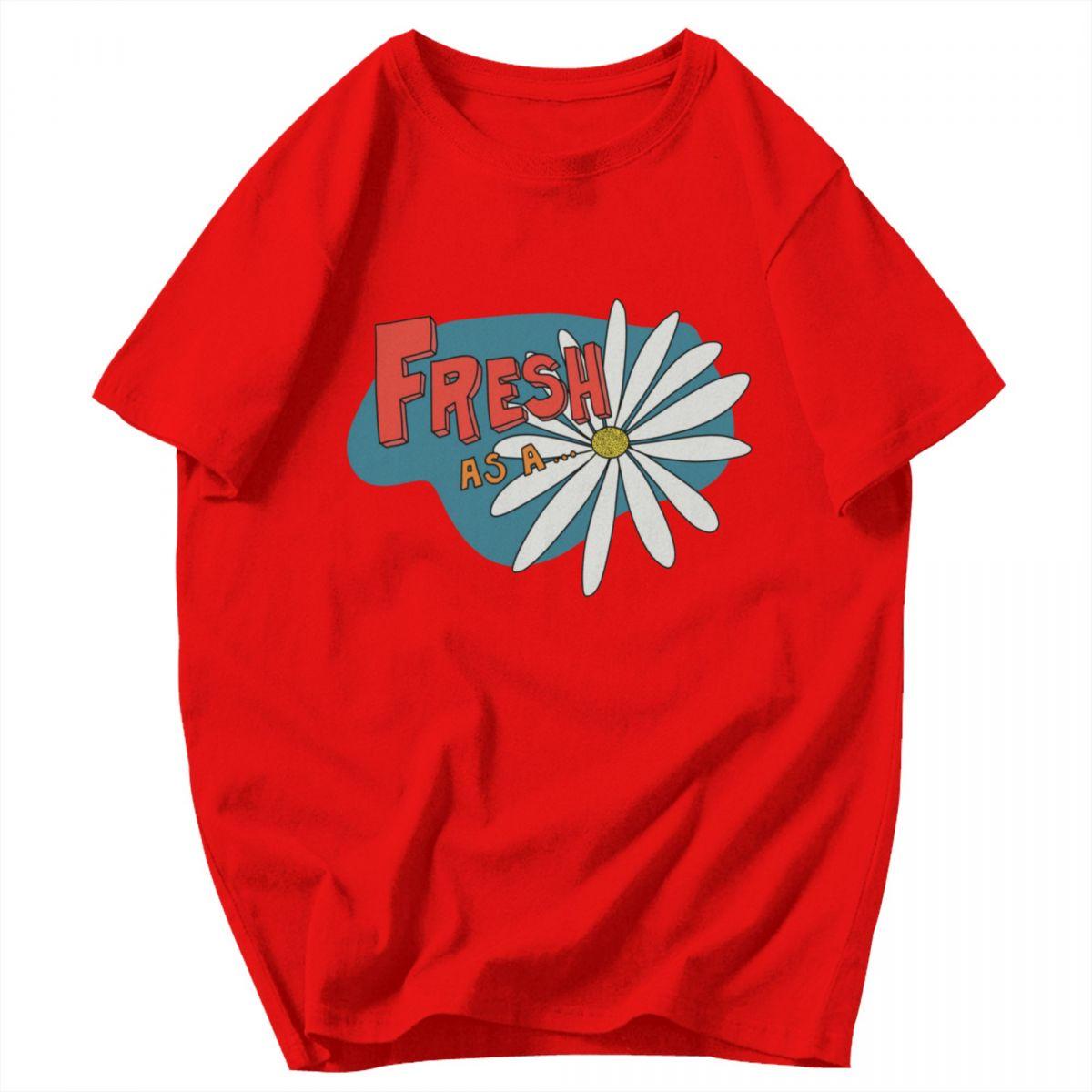 Men T Shirt James Fresh As A Daisy Summer Y2K Graphic Quality Unisex Clothing T Shirts S