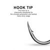 High Carbon Steel Fishing Hooks Set 100pcs for Sea Fishing Tackle