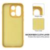For OnePlus 15 Case Soft Premium Liquid Silicone Strap Cover with Flocking inside for One Plus 15
