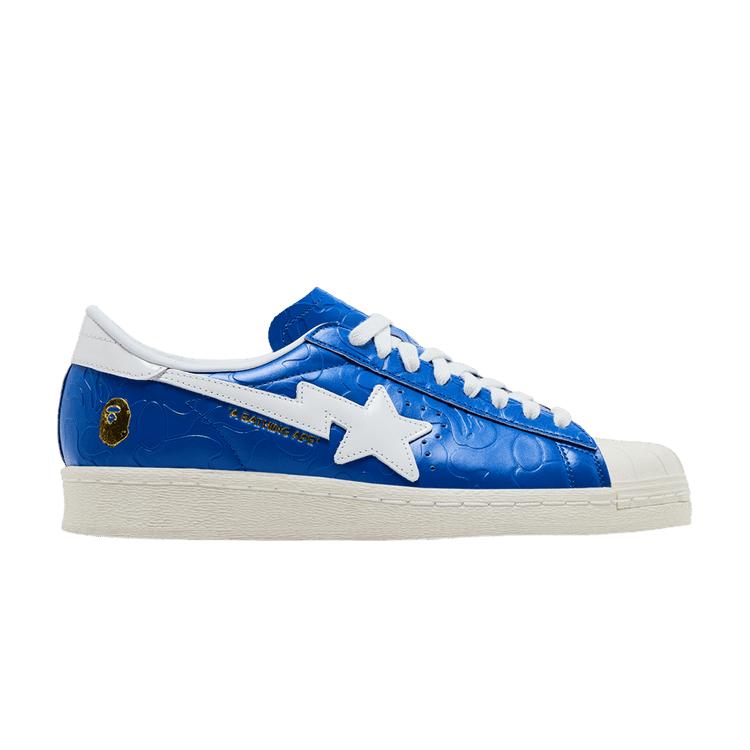 Adidas Superstar Vintage Bape Zils Balts