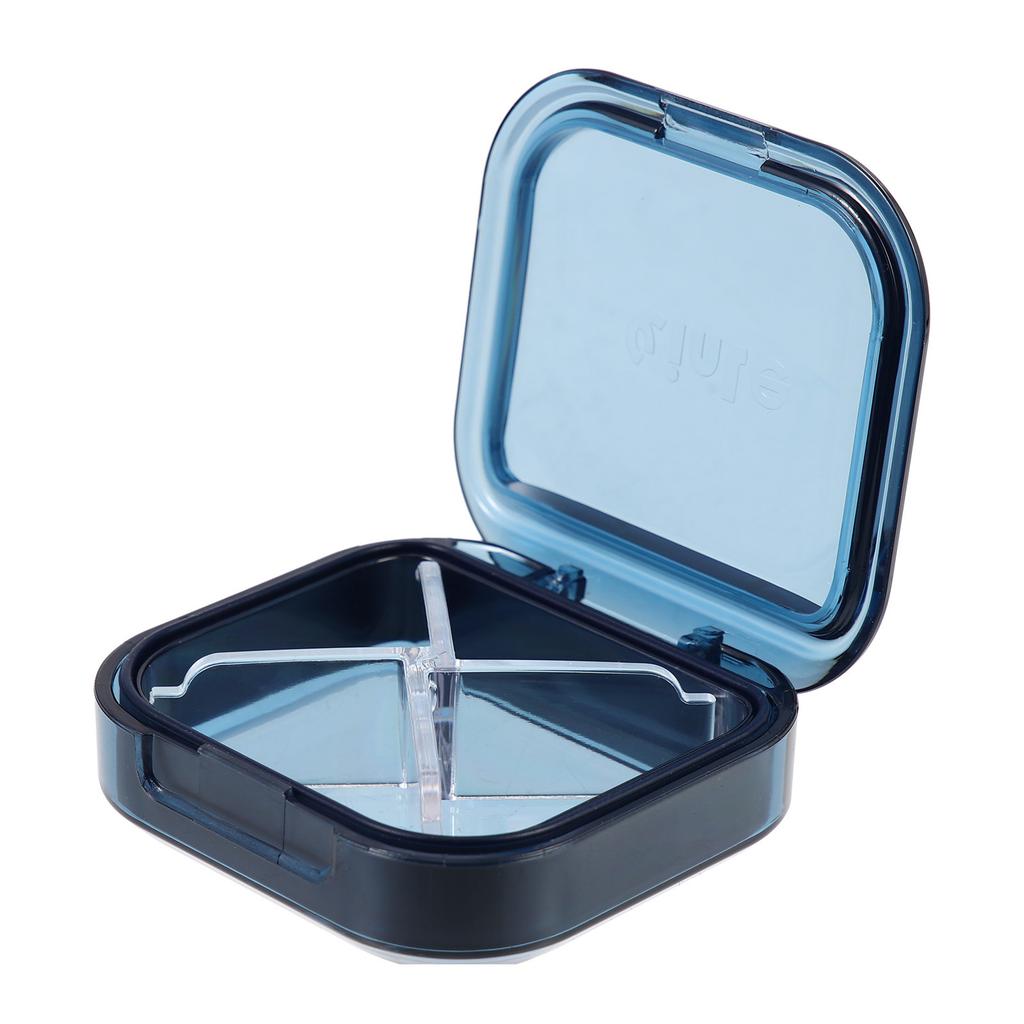 Pills Storage Case Portable Multi-Grid Organizer Compact Convenient Medicine Box Dental Braces Storage Dustproof Moistureproof