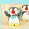 Cute Penguin Plush Keychain Soft Decor Toy For Bag Ornaments And Present Giving