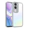 KEYSION Transparent Phone Case for VIVO Y31 5G Soft Silicone+PC Clear Shockproof Phone Back Cover for VIVO Y31 5G