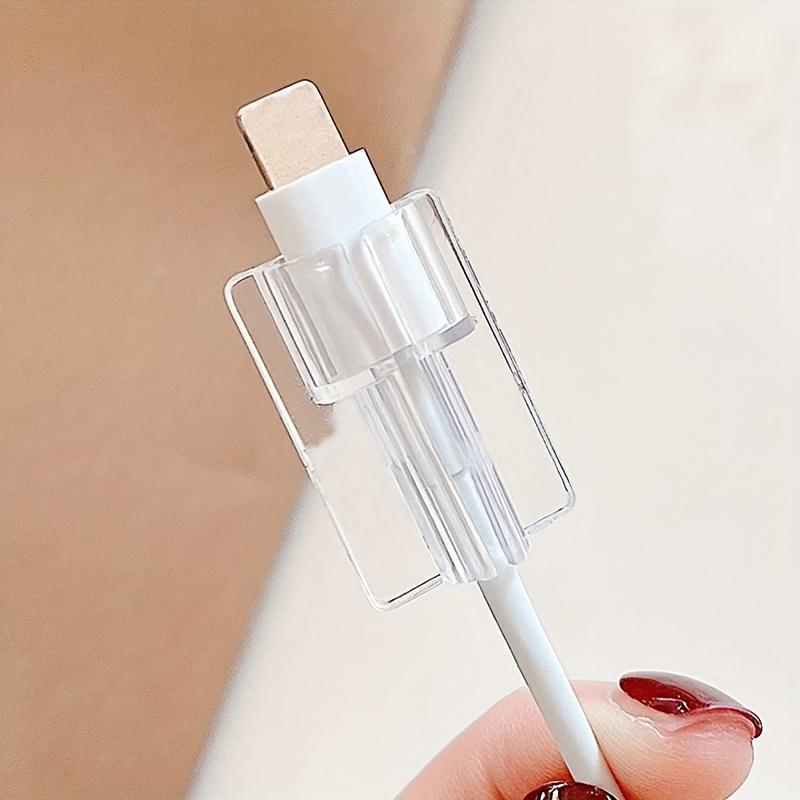 3pcs Set Peony Flower Suitable Charger Protective Cover 20w Data Cable Protective Cover 14 15 Protective Cover Charger Cable 18W Transparent Case