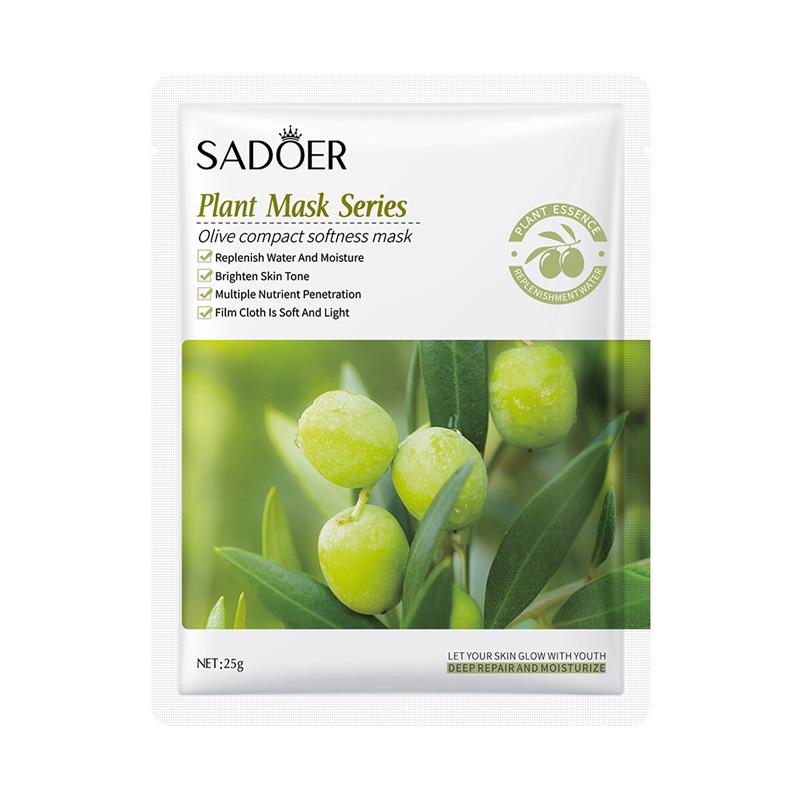 SADOER Botanical Fruit Facial Mask Увлажняющая и увлажняющая маска для кожи Olive