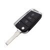 Cocolockey Fernbedienung Klappschlüssel Hülle Für Vw Polo Golf7 Mk7 Tiguan Für Skoda Octavia Kodiaq Karoq Für Seat Ateca Auto Zubehör