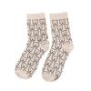 Zhuji Women's Mid-Calf Korean Style Socks - Autumn/Winter Japanese Preppy Long Tube Pile Socks
