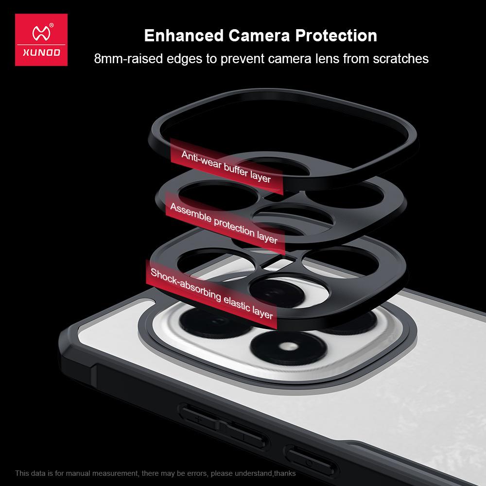 For Xiaomi Poco M8 Pro Case Poco M8 Casing XUNDD Airbag Shockproof Bumper Protective Cases Transparent Back Cover