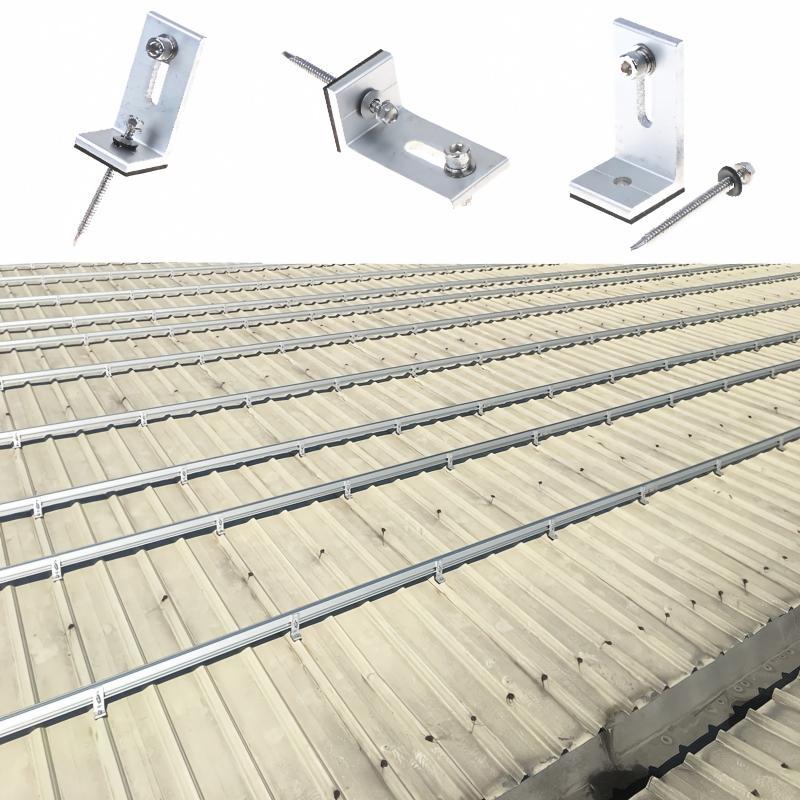 Aluminum Solar Panel Mounting L Bracket Rustproof Corrosion Resistant for RV Boat Off Roof Solar Installation