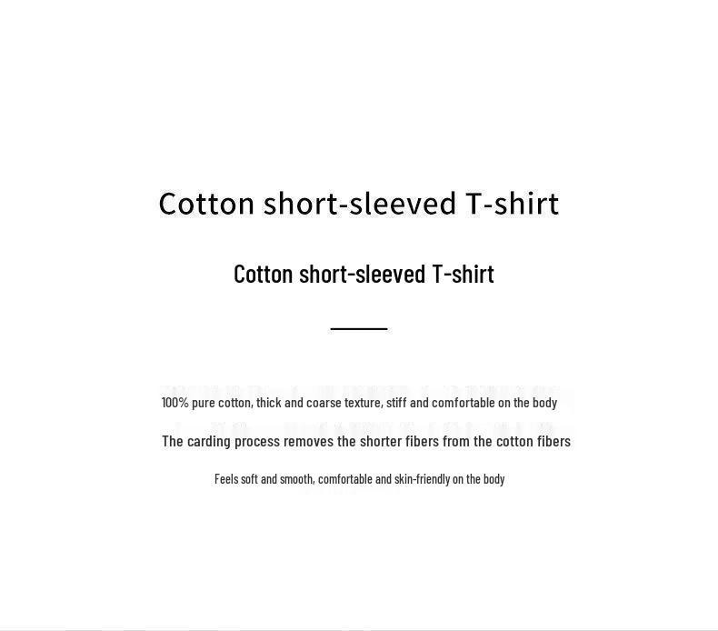 Unisex Heavyweight 300g Cotton Crew Neck Solid Color T-Shirt