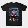 Men Black Print T-shirt Legend (1985) No-Cut Transfer Paper Print Cotton Tshirt