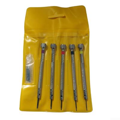 Tournevis de précision Tournevis Matériau en acier 5Pcs