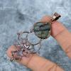 Natural Labradorite Copper Electroformed Daughter Gift Third Eye Chakra Pendant VP-7