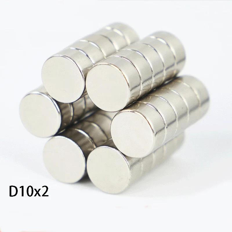 

10/20/50 Pack Small Disc Magnets Set for Kitchen DIY Memo Notes Organization 10x2mm & 10x3mm Durable Adhesive Fridge Magnets 10pcs 10x2 бронзовий