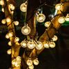 Jingyu Solar LED Snowflake String Lights