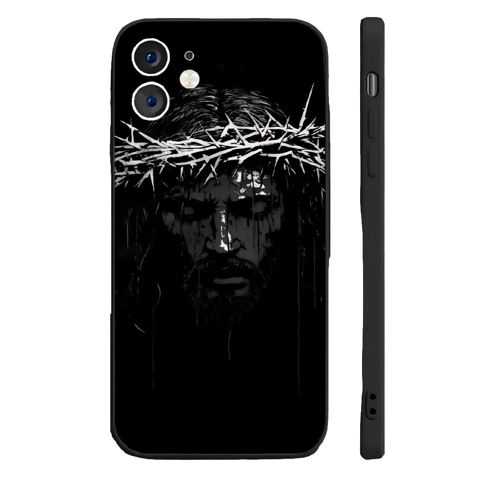 Son Of God Jesus Cross Holy Light Phone Case Silicone Soft For IPhone 16 15 14 13 12 11 Plus Pro Max Plus