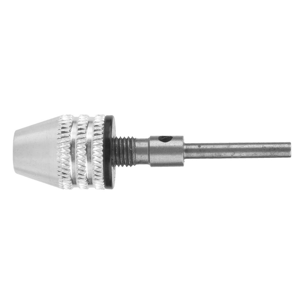 0.3 3.4mm Keyless Drill Chuck 2.35mm Round Shank Quick Change Adapter Converter