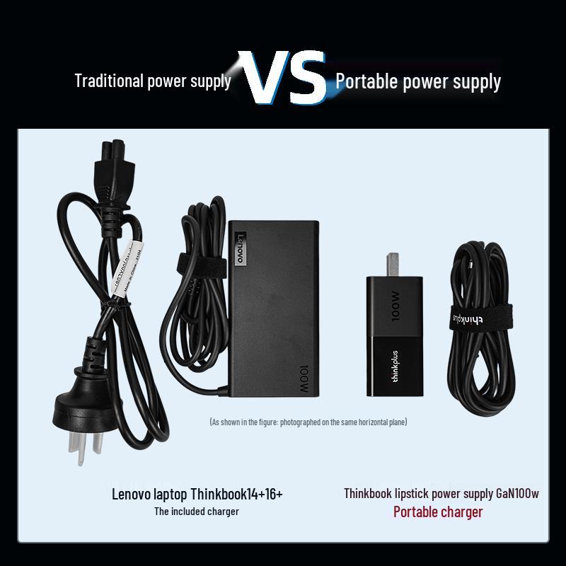 Lenovo ThinkPad Thinkplus 100W GaN USB-C Laptop Charger