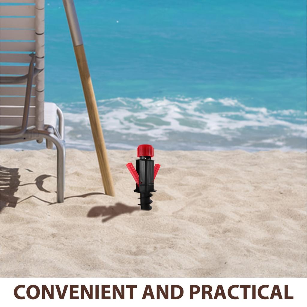 1pc Beach Umbrella Wind Anchor Holder | 360° Anti-Rotation Design | Suitable for 90% of Umbrellas | Universal for Beach Camping