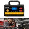 12V/24V Automatic Chargers and Maintainer with Cable Clamps & LCD Display Auto Shut-Off for Motorcycles Cars Trucks Lawnmowers