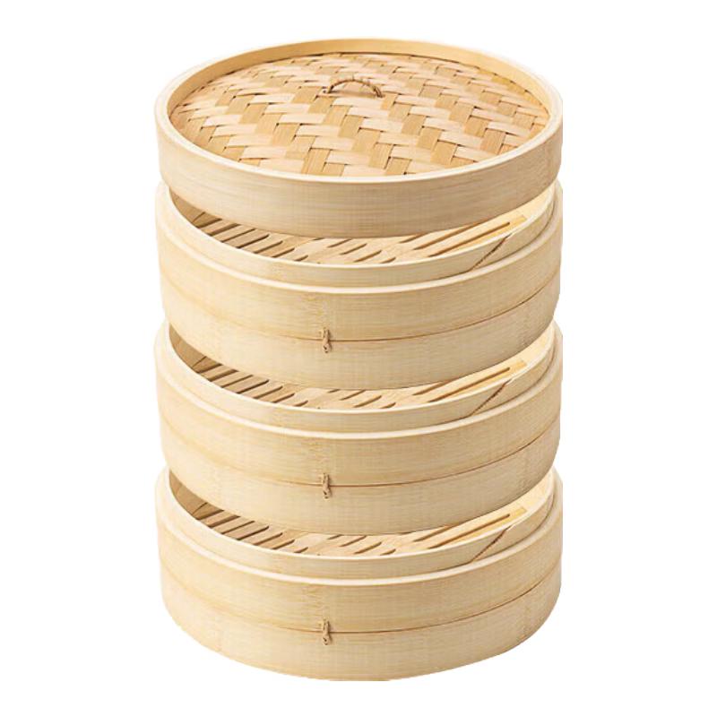 Bamboo Steamer Basket Set