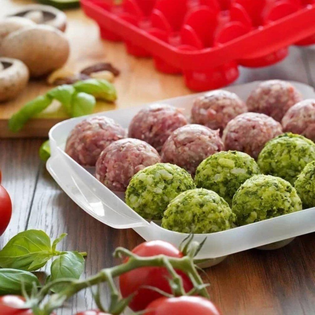 NEW Kitchen Plastic Meatball Mold Making Fish Melon Ball Self Stuffing Food Cooking Machine High Temperature Resistance