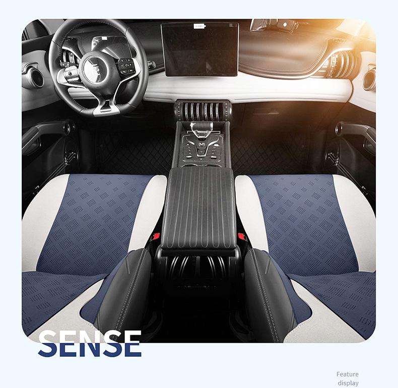 BYD Yuan PLUS Suede Car Seat Cover: Ventilated, Breathable Cushion