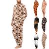 Men's Halloween Print Pajama Set Casual Loose Fit Sleepwear for Holiday Parties