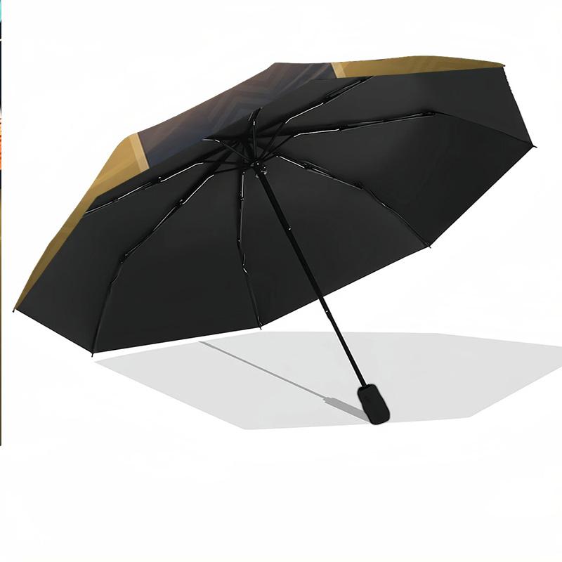 Penrith Panthers Print Auto 8?Ribs Folding Umbrella Wind Resistant Lightweight Automatic Umbrella For Daily Travel