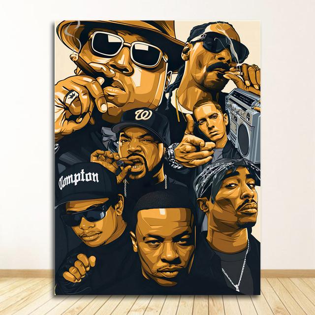 

Плакат с изображением звезды рэпа и хип-хопа Cool Is, рекламный плакат с изображением персонажа, настенное искусство, картина на холсте, украшение для спальни и гостиной, настенное искусство без рамки 21*30cm No Frame