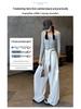 American Style Wide-Leg Woven Belt Pants: Women's 2026 Spring/Summer Casual Workwear