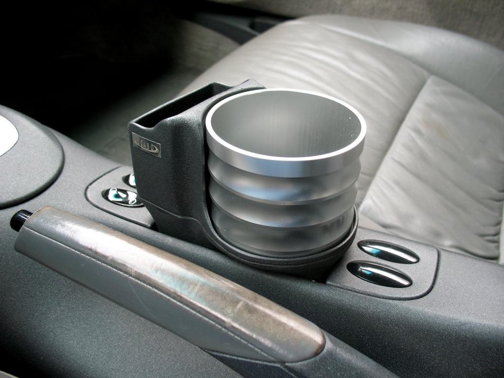 ALCABO Drink Holder, Black Cup, for Porsche 997/987 Left-Hand Drive, AL-P201B
