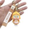 Tide Play Blind Box Keychain Doll Pendant Schoolbag Pendant Soft Glue Jewelry Small Gift