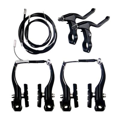 Mountain Bike V Brake Front Rear Caliper Set Include Brakes Lever Calipers Bicycles Brake Set Easy Installation