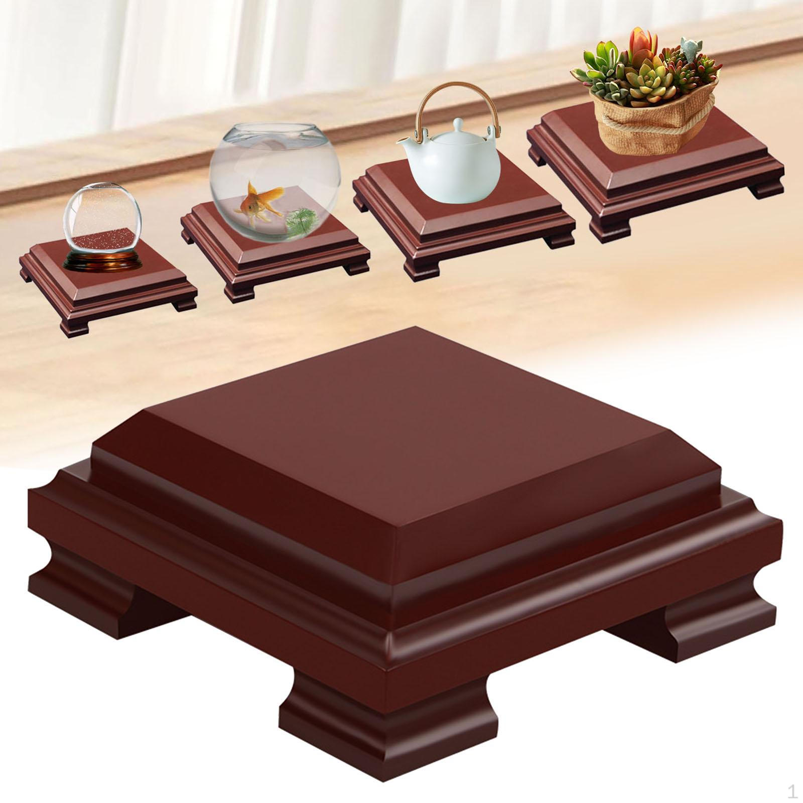 

Elegant Wooden Display Base for Sculptures And Art Pieces M