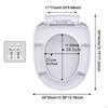 Soft Close Toilet Lid Replacement Accessory for Bathroom And Home