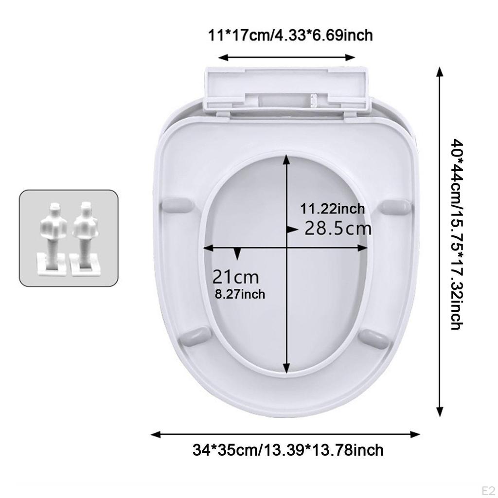 Soft Close Toilet Lid Replacement Accessory for Bathroom And Home