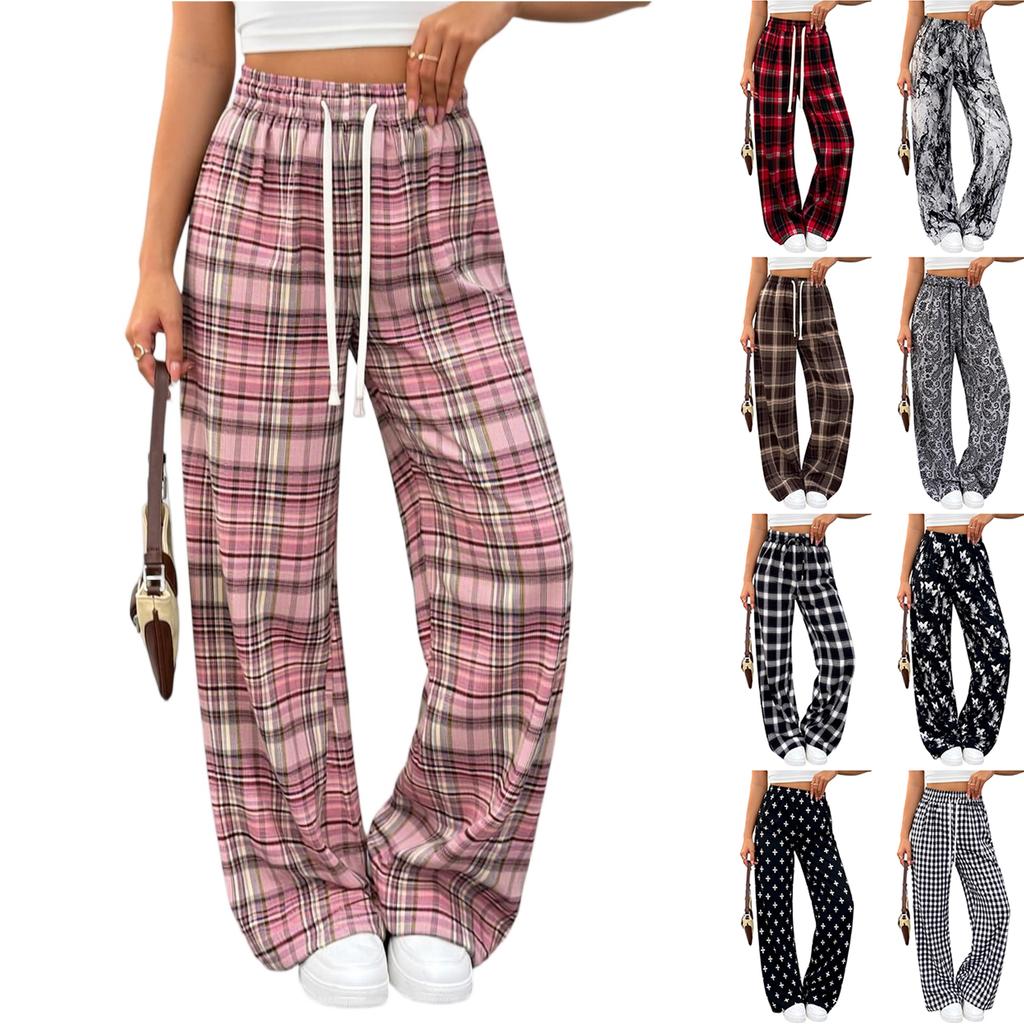 Women's Straight Pants Fashion Casual Pants Nine Point Harlan Pants