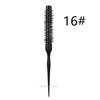 1/5PCS Black Curly Round Hair Comb Aluminum Tube Hair Brush Comb Professional Hairdresser Comb Salon Barber Styling Tool