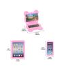 3pcs/Set Dollhouse Mini Item Doll Accessories Cute Kawaii Computer IPad Phone Set Miniature Funny Lifelike Toys