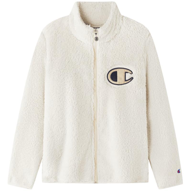 Champion Kids  Faux Lambswool Logo Fleece Jacket 150