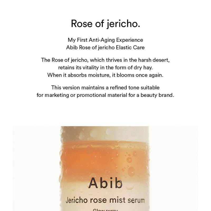 ABIB Jericho Rose Mist Serum Glow Spray