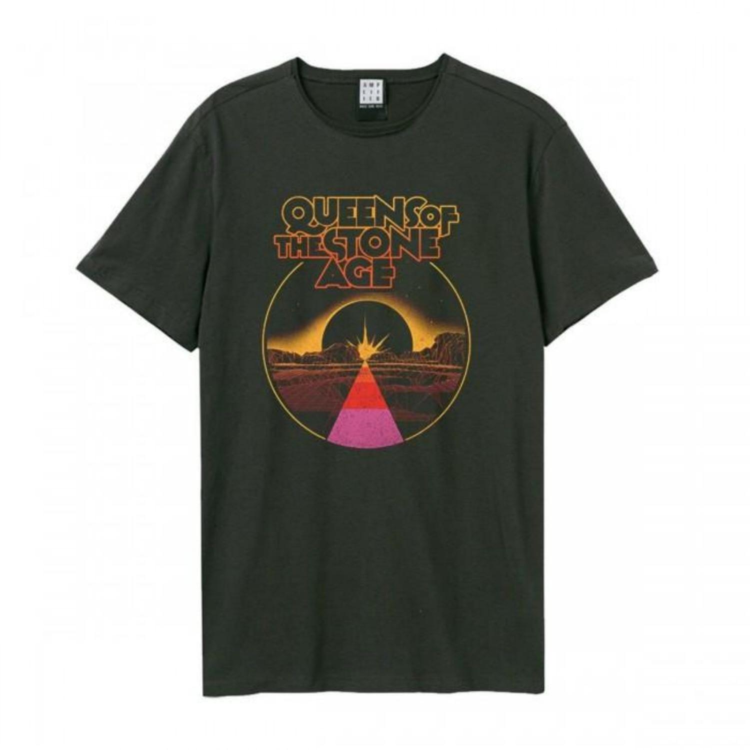 Amplified Unisex Adult Eye Of The Moon Queens Of The Stone Age T-Shirt S