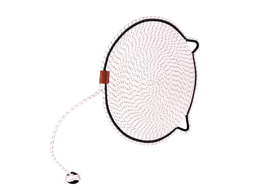 Cat Paw Woven Rope Mat: Self-Entertainment Ball, Washable Scratching Pad, and Sleeping Mat.