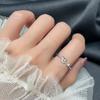 Lindon Classic Copper Alloy Zircon Ring Ladies Jewelry Wedding Promise Party Gift