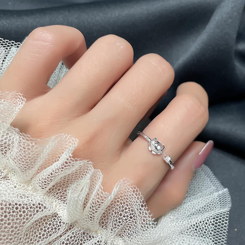 Lindon Classic Copper Alloy Zircon Ring Ladies Jewelry Wedding Promise Party Gift