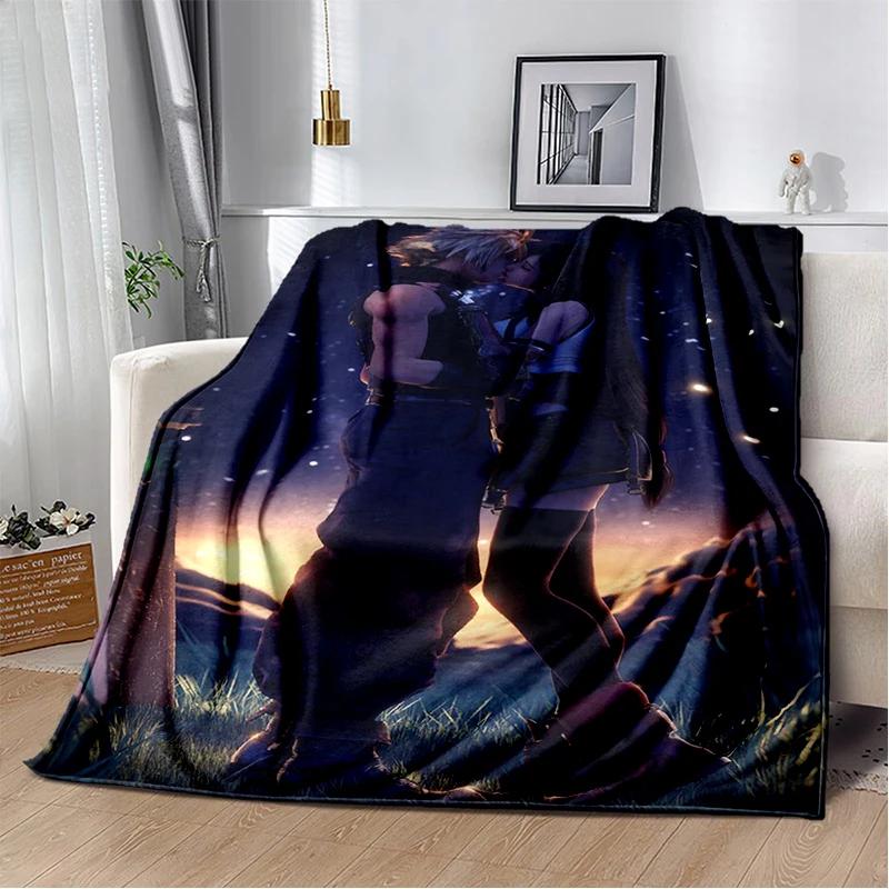 New Style Cloud Tifa Aerith Final Fantasy Games Sephiroth Blanket,Soft Throw Blanket for Home Bedroom Bed Sofa Cover Kids