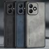 PU-läder Fårskinnskänsla Fodral för Honor X8d Skyddande Omslag Fundas Coque Capa