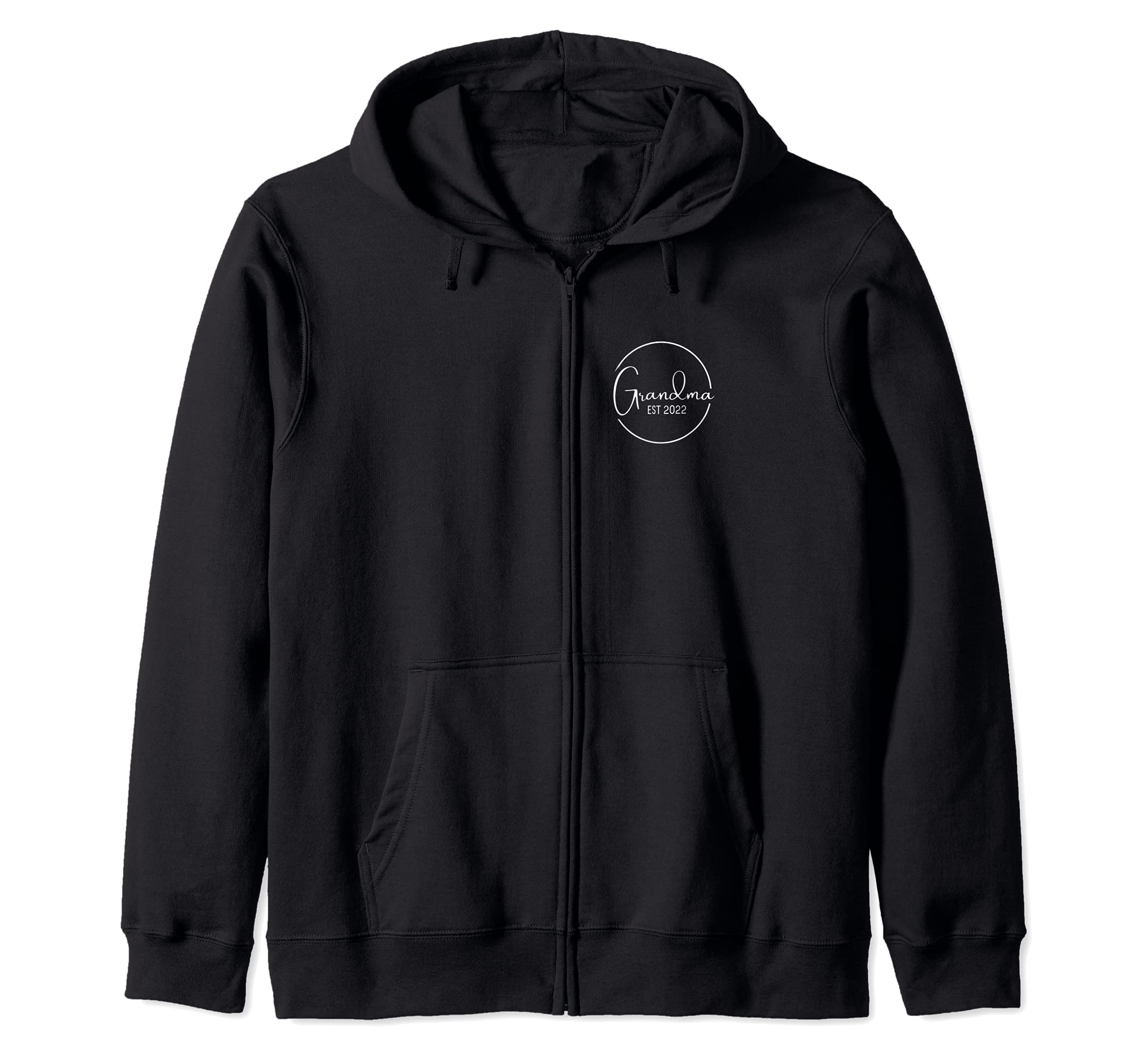

New Grandma Gift Grandma Estimated Year 2022 Zip Hoodie чёрный