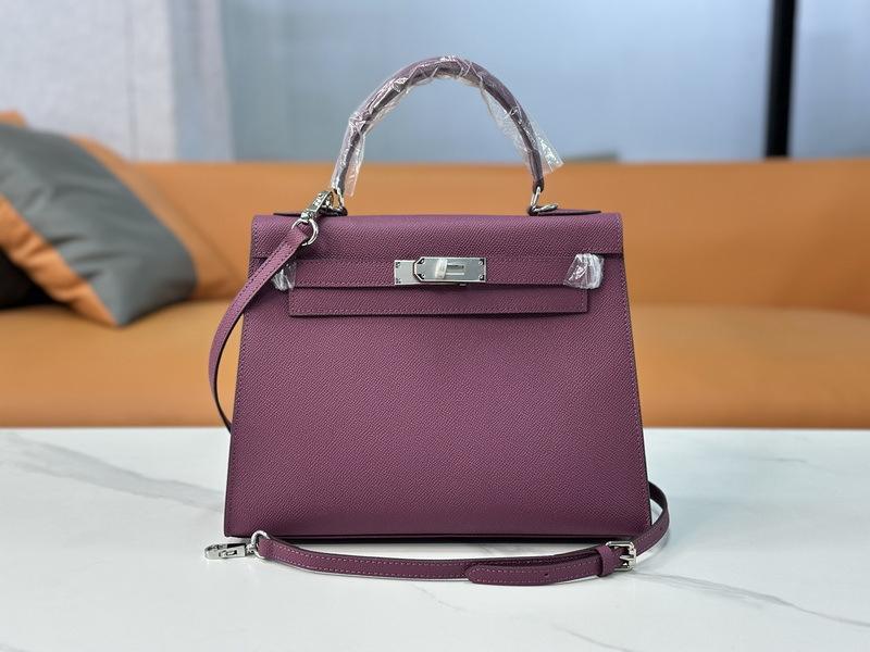 26 New Genuine Leather Women's Bag Palm Pattern Mini 22CM25 Silver Buckle Handbag Single Shoulder Diagonal Cross-border